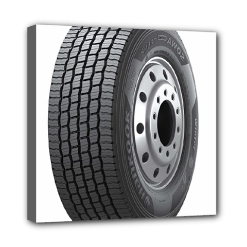 Tire Mini Canvas 8  X 8  (stretched) by Ket1n9