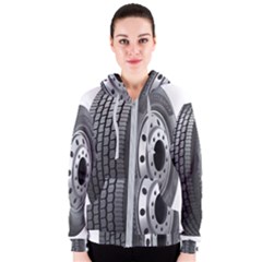 Tire Women s Zipper Hoodie by Ket1n9