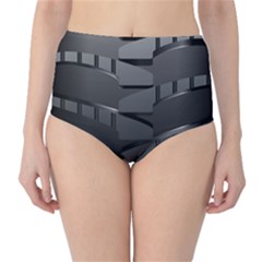 Tire Classic High-waist Bikini Bottoms by Ket1n9