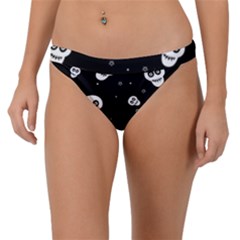 Skull Pattern Band Bikini Bottoms by Ket1n9