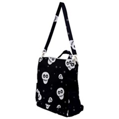 Skull Pattern Crossbody Backpack by Ket1n9