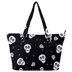 Skull Pattern Full Print Shoulder Bag by Ket1n9