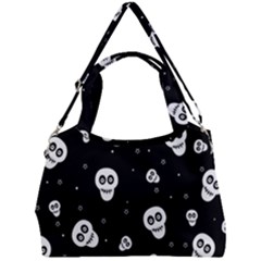 Skull Pattern Double Compartment Shoulder Bag by Ket1n9