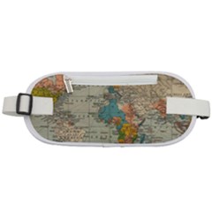 Vintage World Map Rounded Waist Pouch by Ket1n9