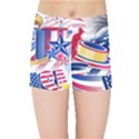 United States Of America Usa  Images Independence Day Kids  Sports Shorts View1