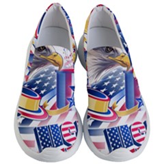 United States Of America Usa  Images Independence Day Women s Lightweight Slip Ons by Ket1n9