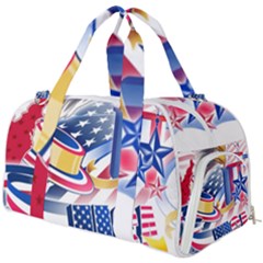 United States Of America Usa  Images Independence Day Burner Gym Duffel Bag by Ket1n9