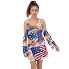 United States Of America Usa  Images Independence Day Boho Dress by Ket1n9