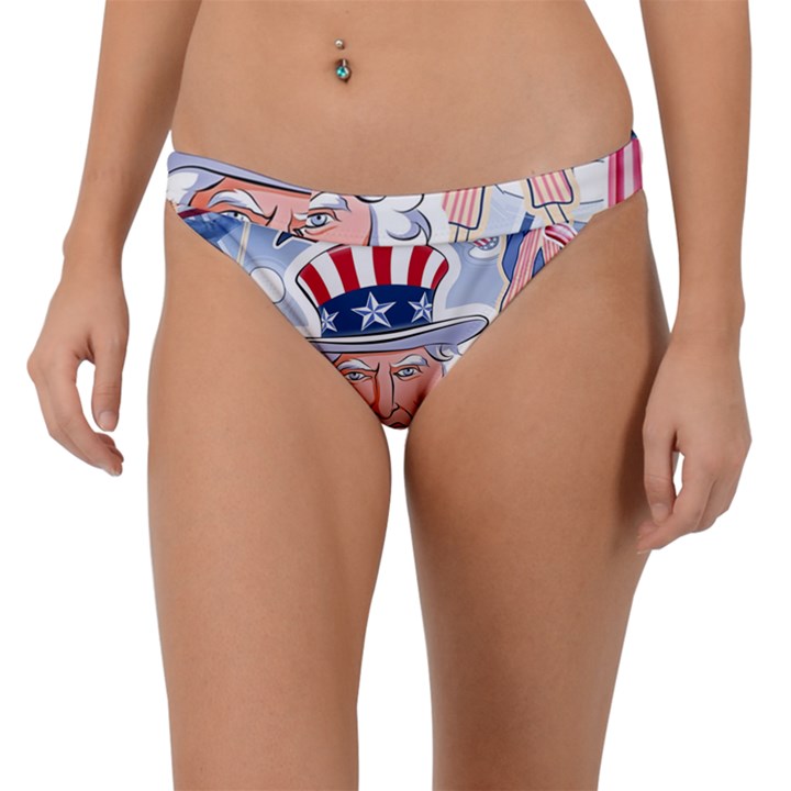 Independence Day United States Of America Band Bikini Bottoms