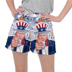 Independence Day United States Of America Women s Ripstop Shorts by Ket1n9