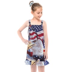 United States Of America Images Independence Day Kids  Overall Dress by Ket1n9