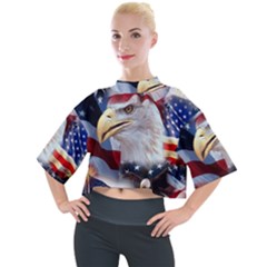 United States Of America Images Independence Day Mock Neck T-shirt by Ket1n9