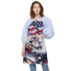 United States Of America Images Independence Day Pocket Apron by Ket1n9