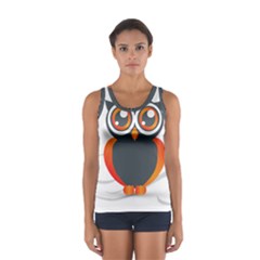 Owl Logo Sport Tank Top  by Ket1n9