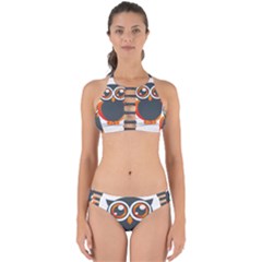 Owl Logo Perfectly Cut Out Bikini Set by Ket1n9