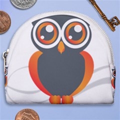 Owl Logo Horseshoe Style Canvas Pouch by Ket1n9