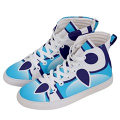 Owl Logo Clip Art Men s Hi-top Skate Sneakers by Ket1n9