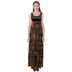 Books Library Empire Waist Maxi Dress by Ket1n9