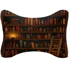 Books Library Seat Head Rest Cushion by Ket1n9