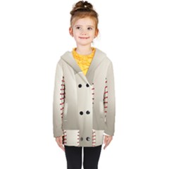 Baseball Kids  Double Breasted Button Coat by Ket1n9