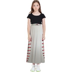 Baseball Kids  Flared Maxi Skirt by Ket1n9