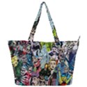 Vintage Horror Collage Pattern Full Print Shoulder Bag View1