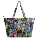 Vintage Horror Collage Pattern Full Print Shoulder Bag View2