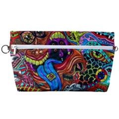 Art Color Dark Detail Monsters Psychedelic Handbag Organizer by Ket1n9