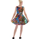 Art Color Dark Detail Monsters Psychedelic Velvet Skater Dress View2