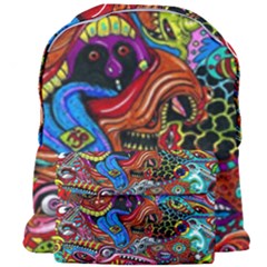 Art Color Dark Detail Monsters Psychedelic Giant Full Print Backpack by Ket1n9