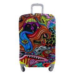 Art Color Dark Detail Monsters Psychedelic Luggage Cover (small) by Ket1n9