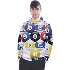 Racked Billiard Pool Balls Men s Pullover Hoodie by Ket1n9