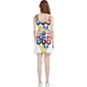 Racked Billiard Pool Balls Velour Cutout Dress View2