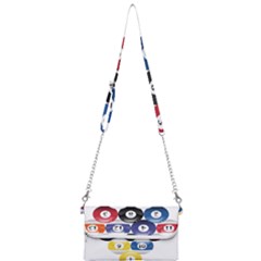 Racked Billiard Pool Balls Mini Crossbody Handbag by Ket1n9