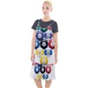 Racked Billiard Pool Balls Camis Fishtail Dress View1