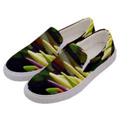 Bright Peppers Men s Canvas Slip Ons by Ket1n9