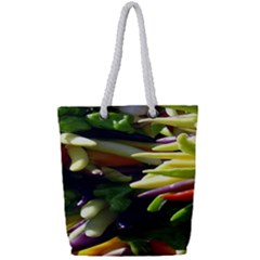 Bright Peppers Full Print Rope Handle Tote (small) by Ket1n9