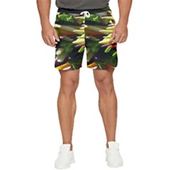 Bright Peppers Men s Runner Shorts by Ket1n9