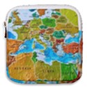 World Map Mini Square Pouch View1