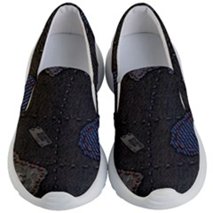 World Map Kids Lightweight Slip Ons by Ket1n9