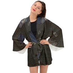 World Map Long Sleeve Kimono by Ket1n9