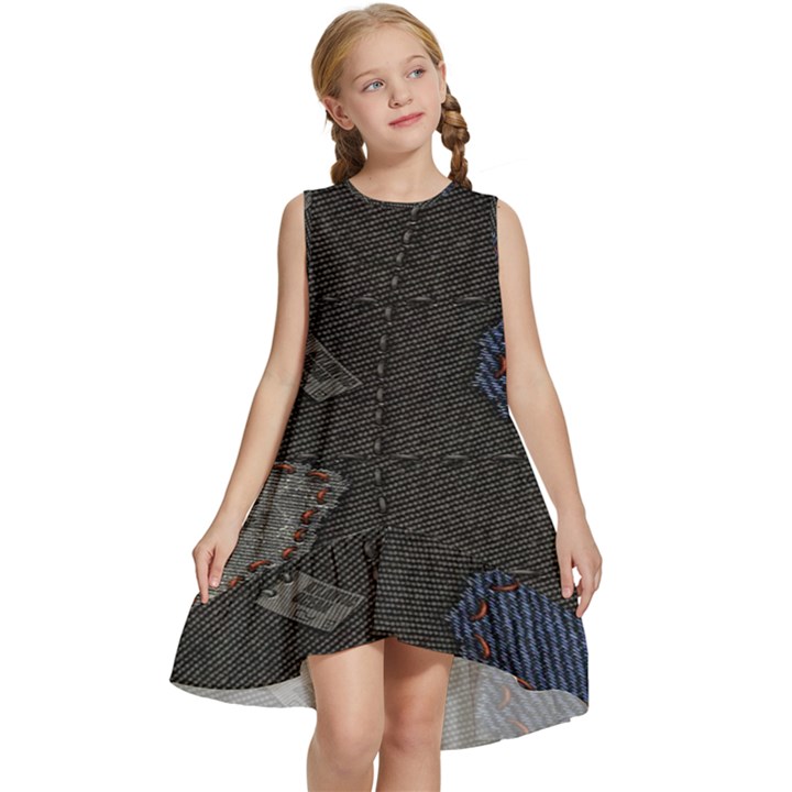 World Map Kids  Frill Swing Dress