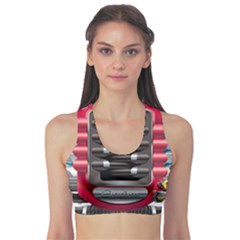 Car Engine Fitness Sports Bra by Ket1n9