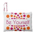 Be Yourself Pink Orange Dots Circular Foldable Grocery Recycle Bag View4