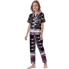 Car Engine Kids  Satin Short Sleeve Pajamas Set by Ket1n9