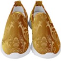 Golden Pattern Vintage Gradient Vector Kids  Slip On Sneakers View1