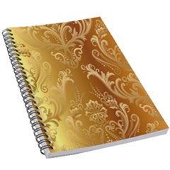 Golden Pattern Vintage Gradient Vector 5 5  X 8 5  Notebook by Ket1n9