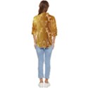 Golden Pattern Vintage Gradient Vector Women s Quarter Sleeve Pocket Shirt View4