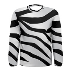 White Tiger Skin Men s Long Sleeve T-shirt by Ket1n9