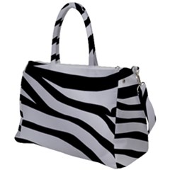 White Tiger Skin Duffel Travel Bag by Ket1n9